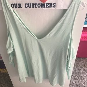 American Eagle shoulder tie shirt